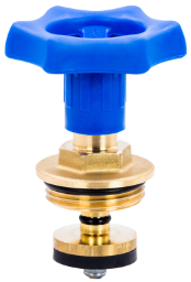 ALVA BONAQUA Oberteil f. ACB 6/4" Handrad blau