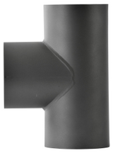 Alva Anschluss T-Stck fr Zugregler d 130 mm, schwarz - ALZUGT130