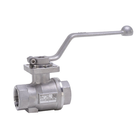 BEE G Gewinde-Kugelhahn Edelstahl 87E-1/2"-DVGW-G IG/IG PN16   – 00V0087151