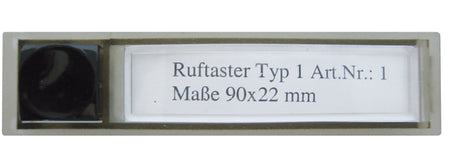 BTICINO Ruftaster für Türstation Serie 900, Abme ssungen: 90 x 22 mm  – 1