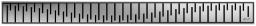Alva Aura Rost zu Duschrinne 685mm Design Skyline - AQBFAUDRR68.6