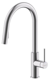 Alva Juna Spültischarm. H: 42cm schwe. Auslauf mit Auszugsbrause, Edelstahl - AQARJUSPT32E