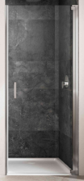 ALVA Ora Pendeltür für Nische 1-tlg. 96,8-102,3/200cm, Chrom gl., ESG - AQDUORPTN100