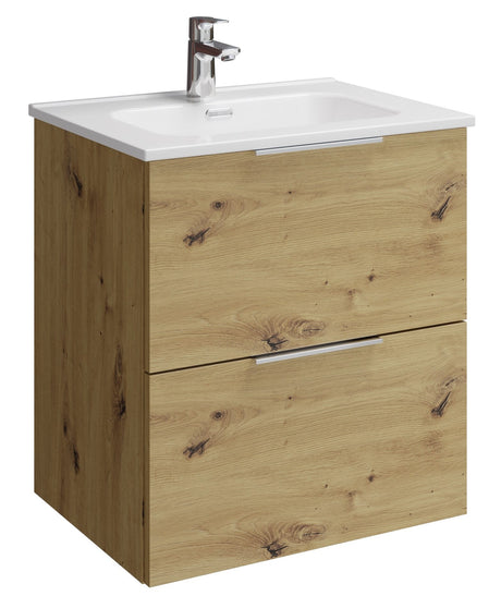Alva Era Unterschrank für WT 1 2 Auszüge, 58x64x45cm, Eiche Caramel - AQBMERUS1CA