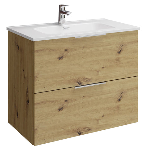 Alva Era Unterschrank für WT 2 2 Auszüge, 78x64x45cm, Eiche Caramel - AQBMERUS2CA