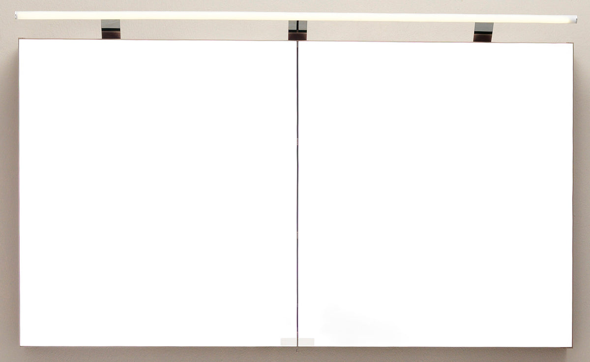 Alva Una Spiegelschrank 120x70x14,7cm, LED-Aufsatzleu.,Schlosse. - AQSPS3SE