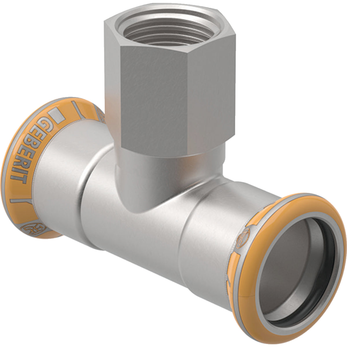 GEBERIT GE Mapress Therm T-Stk. d28 x Rp3/4 x 28mm, NPW  – 41350