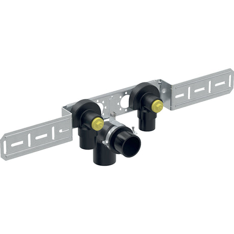 GEBERIT GE FlowFit AnWinkel-Set, vormontiert 2fach, abges. d16mm x Rp1/2 AD15,3cm RG+  – 619.680.00.1