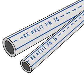 KE KELIT KE08 KELEN PP-RCT Rohr PN16 20x2,8 Länge 4m   – 1682001
