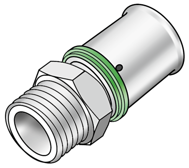 KE KELIT SMX450 STEELOX Übergang m.AG 25x3/4"   – 57202E04