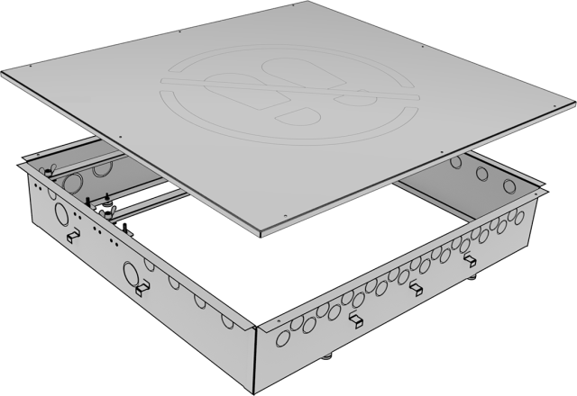 KE KELIT KC570 BTA-Verteilerschrank 2-6 L: 650mm  – 63538165