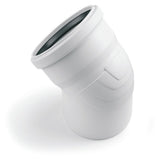 REHAU RAUPIANO PLUS Bogen DN 125, 87 Grad, wandverstärkt  – 11235141001