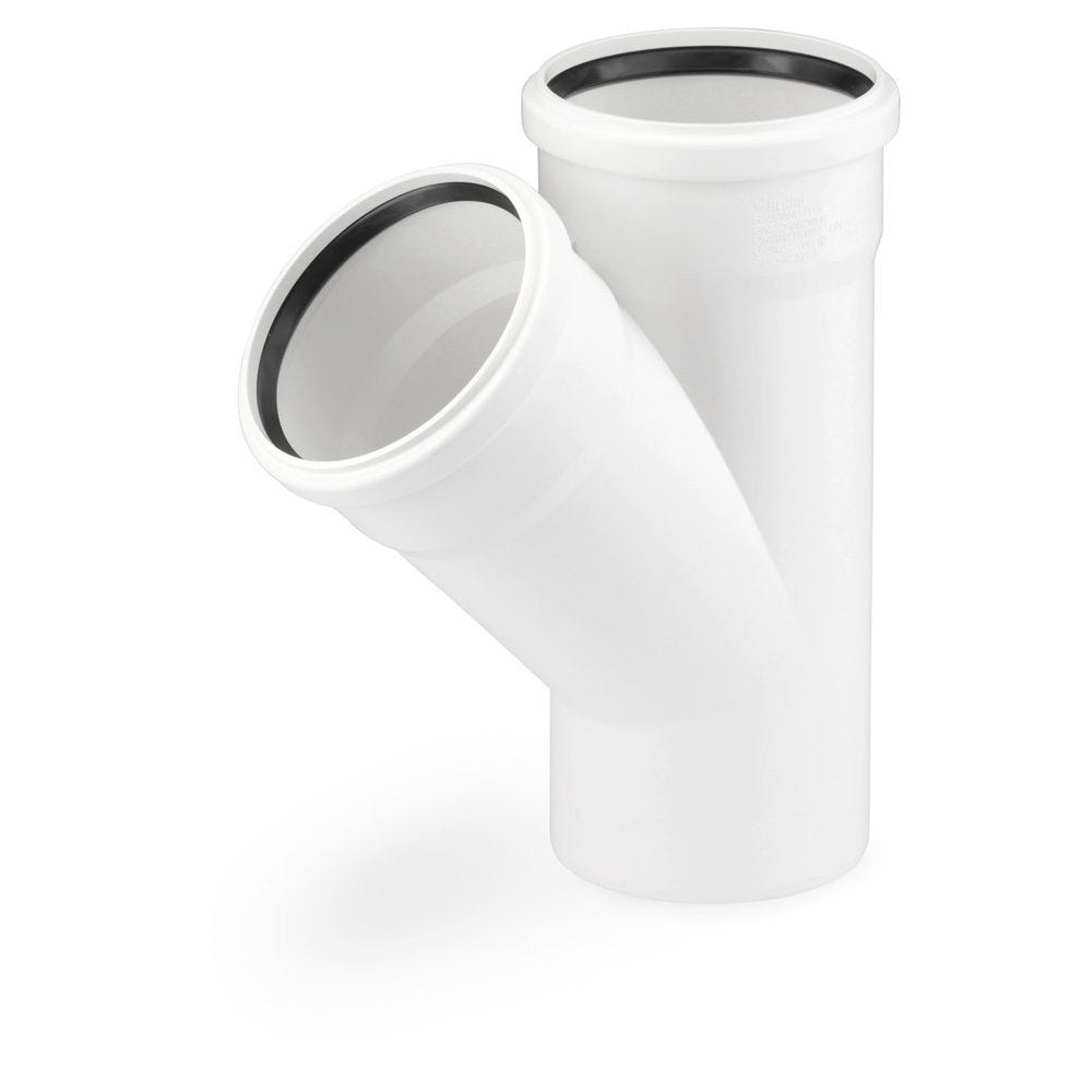 REHAU RAUPIANO PLUS Einfachabzweig DN 40/40, 87 Grad   – 11231141002