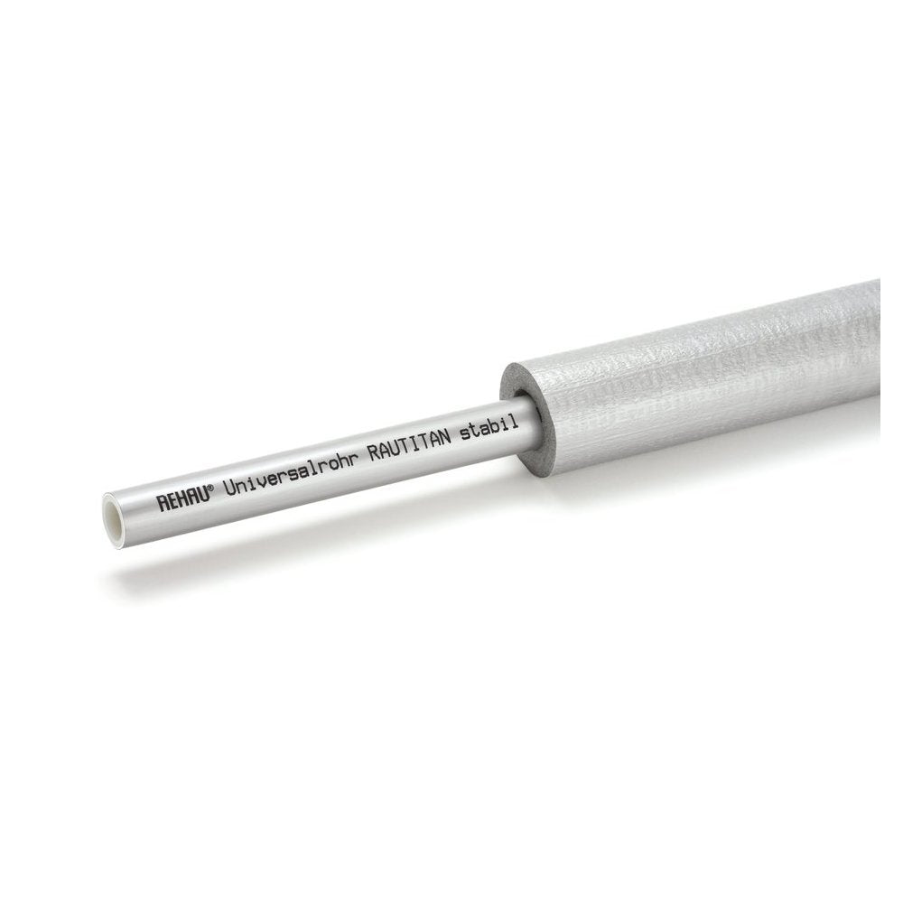 REHAU REHAU Universalrohr RAUTITAN stabil 20 x 2,9 in runder Dämm. 4 mm, 50 m  – 11302711050