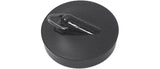 SCHMIDT STEDO VENTIL-STOPFEN PVC SCHWARZ 50,5 MM MIT DREIKANTBÜGEL   – 800143