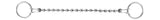 SCHMIDT STEDO KUGELKETTENGARN. 30 CM, 3,2 MM, MS VERCHR.,2 RINGE MONT.  – 720748