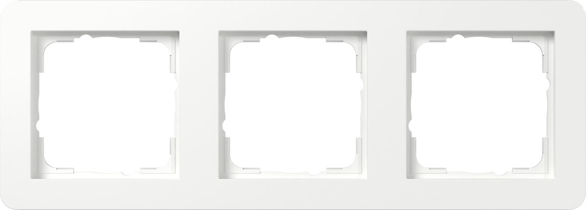 GIRA Abdeckrahmen 3f Gira E1 Reinweiss  – 0213150