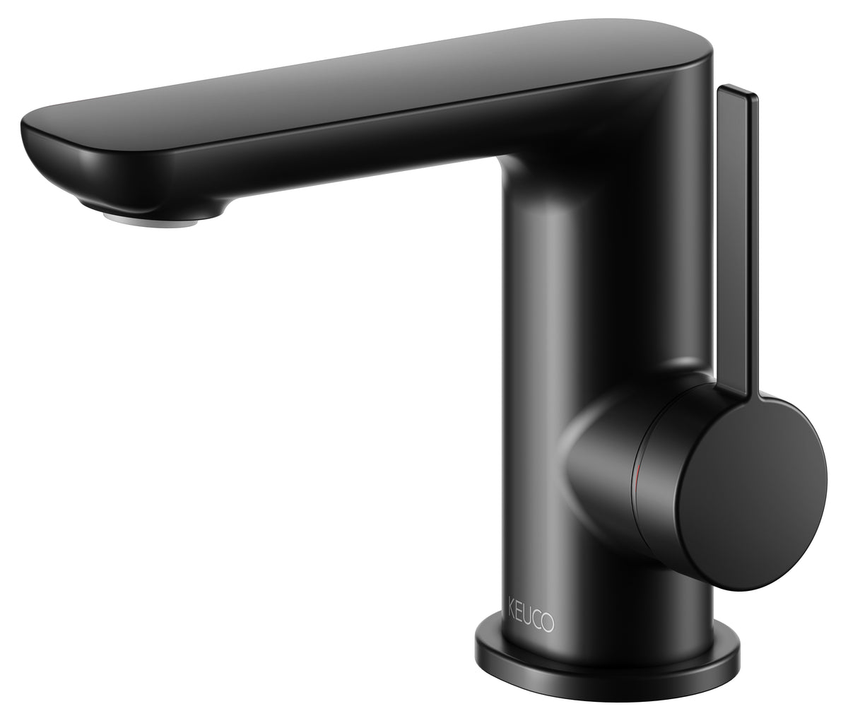 KEUCO Keuco Passion Koll.1 EHM-WT-Mischer seitl bedienb., o. Ablaufg., schwarz m.  – 53504370100