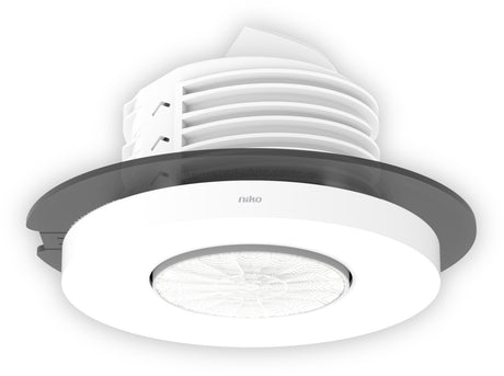 NIKO Bewegungsmelder M42MR, 230 V, 1 Kanal, 12-13 m, 360°, SnapFit, f.Deckene.,weiss  – 353-601111