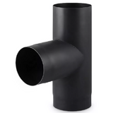 Alva Rauchrohr T-Stück 90  DN 180mm L=500 mm,  für EWR Zugregler DN 180 - ALZUGT180B