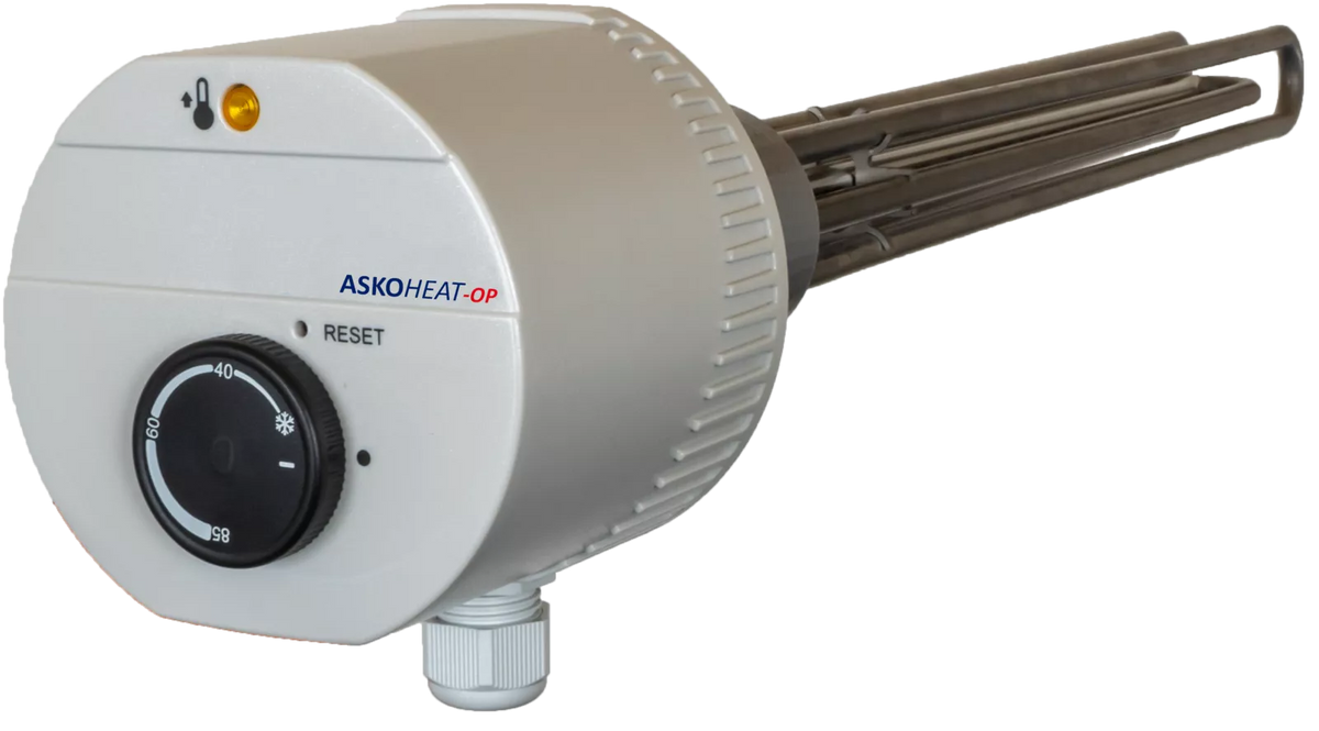 ASKOMA Protherm OP Einschraub-Heizkörper 1½" stufenlos für Ohmpilot, AHIR-BI-OP-3.8  – 012-5505