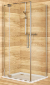 Alva Viva 1.0 Pendelt. m. FF. f. SW li., 88-90,5/200cm, Silber Matt, ESG - AQDUVIPTFS90LM