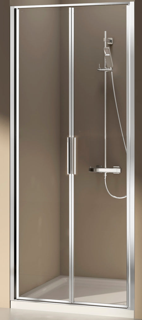 ALVA Dura Pendeltür 2-tlg. 90/195cm Silber Matt, Glas ESG