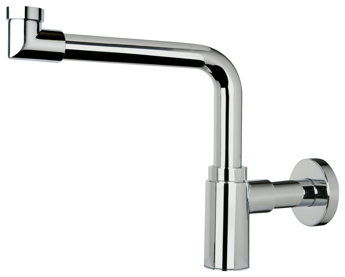 Alva Varia Raumspardesign-S. 5/4" ohne Ventil, Wandrohr 32x100mm, Chrom - AQARVADSR1