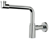 Alva Varia Raumspardesign-S. 5/4" ohne Ventil, Wandrohr 32x100mm, Chrom - AQARVADSR1