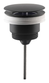 Alva Varia Ablaufventil 5/4" für AQARVARSS1, m. Mittelschr., Schwarz Matt - AQARVARSS1AVS