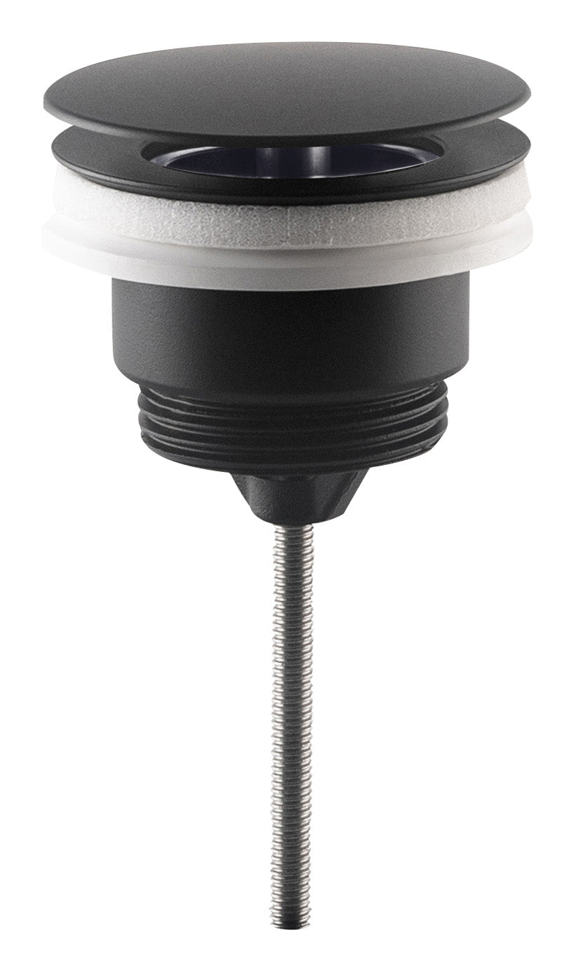 Alva Varia Ablaufventil 5/4" für AQARVARSS1, m. Mittelschr., Schwarz Matt - AQARVARSS1AVS