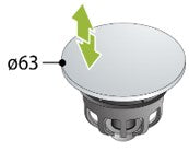 Alva Varia Ventilstopfen für AQARVAAVC8S - AQARVAE2.6