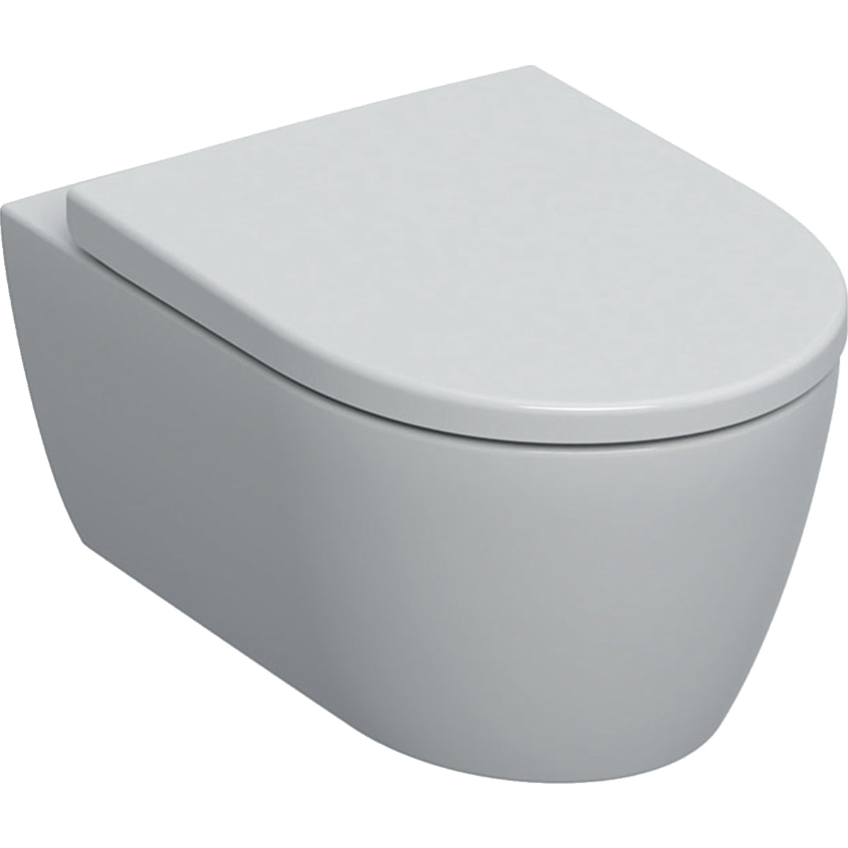 GEBERIT SANITAER Geberit iCon Tiefspüler weiß Rimfree geschl.Form EFF3 WC-Sitz Abs.A.   – 501.664.00.1