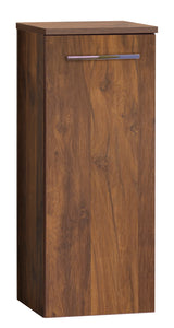 Alva Una Mittelschrank mit 1 Tür 35x86,2x32,3cm, Veruna Eiche - AQMSVE