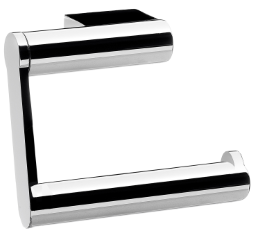 ALVA Pura Toilettenpapierhalter offene Form, ohne Deckel, Chrom - AQASPURHO