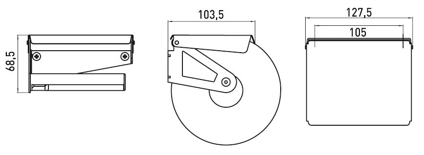 Alva Varia 1.0 Toilettenpapier- halter mit Deckel, chrom - AQASVARH1