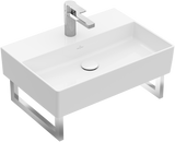 VILLEROY&BOCH V&B Waschbecken Memento 2.0 600x420mm Rechteck 1HL. mit Überlauf Weiß Alpin   – 4A226001