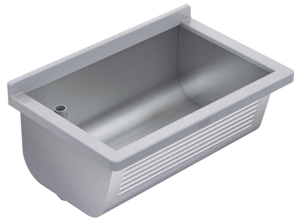 KWC AUSTRIA KWC Sirius Waschtrog 700x328x460mm Wandmont., CNS, seidenm., o Überlauf   – 2030045749