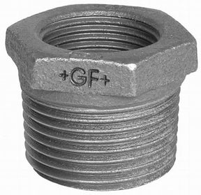 FISCHER GEORG FITTINGS Reduktion Fig. 241 1/2"x3/8" verzinkt   – 770241220