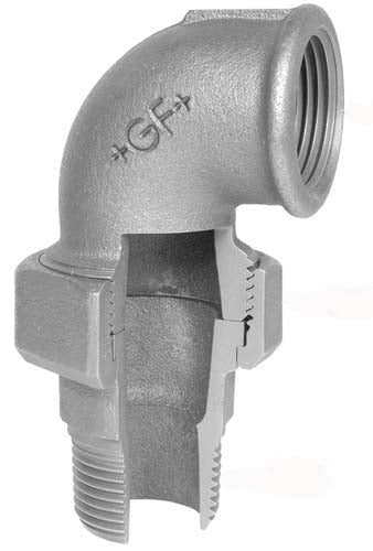 FISCHER GEORG FITTINGS Knieholländer Fig. 97 1" verzinkt   – 770097206