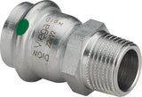 VIEGA Viega Übergangsst. mit SC Sanpress Inox 2311 in 28mm x R1 Edelstahl   – 436 520