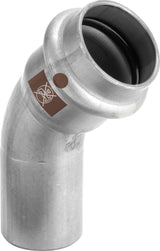 VIEGA Viega Bogen 45 Grad mit SC Temponox 1726.1 in 35mm Stahl nichtrostend  – 810 009
