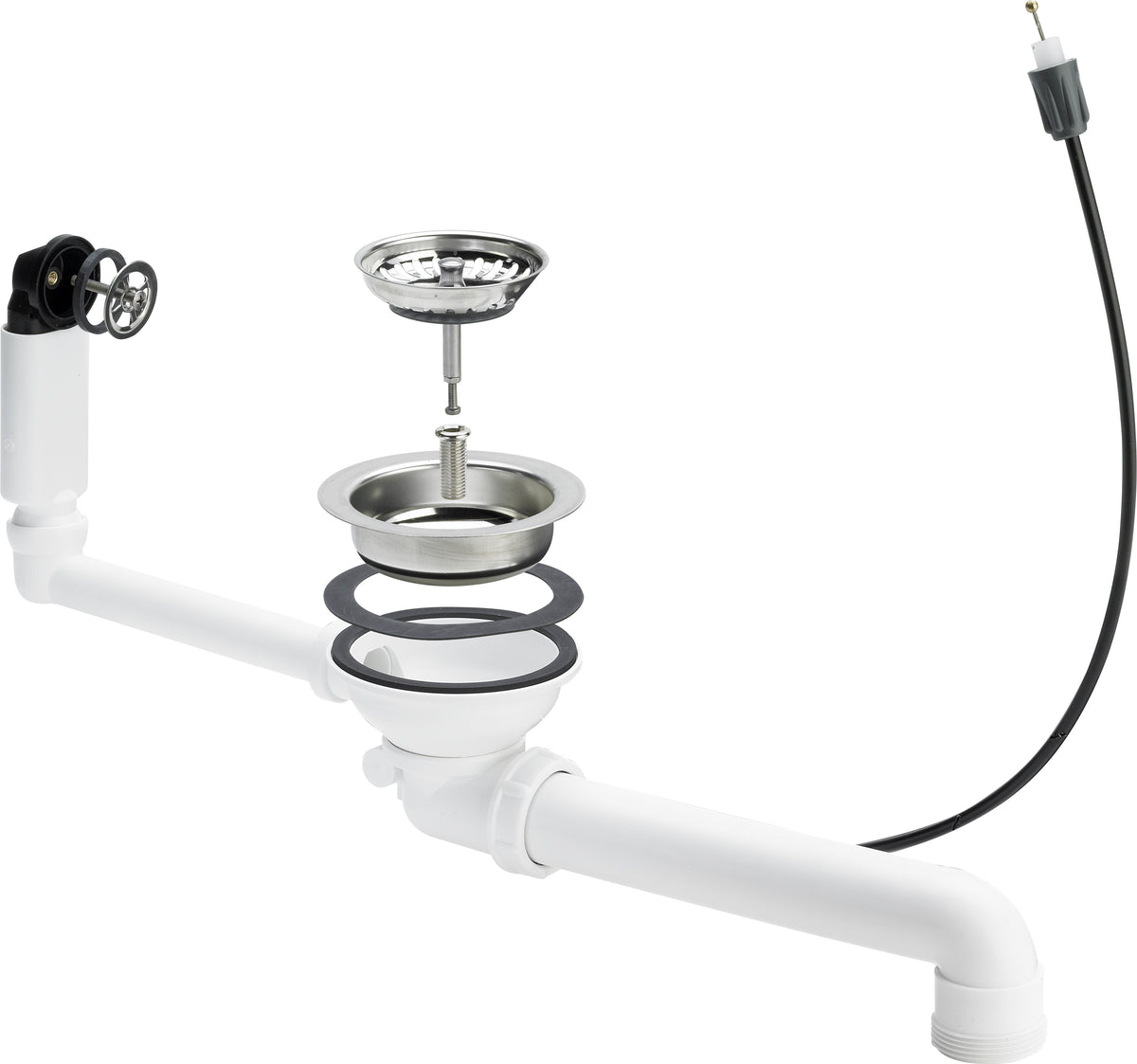 VIEGA Viega Ablaufventilset 7139.162 in Kunststoff weiss   – 678 579