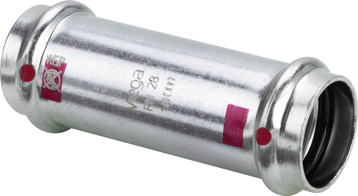 VIEGA Viega Schiebemuffe mit SC Prestabo 1115.5 in 15mm Stahl verzinkt   – 558 055