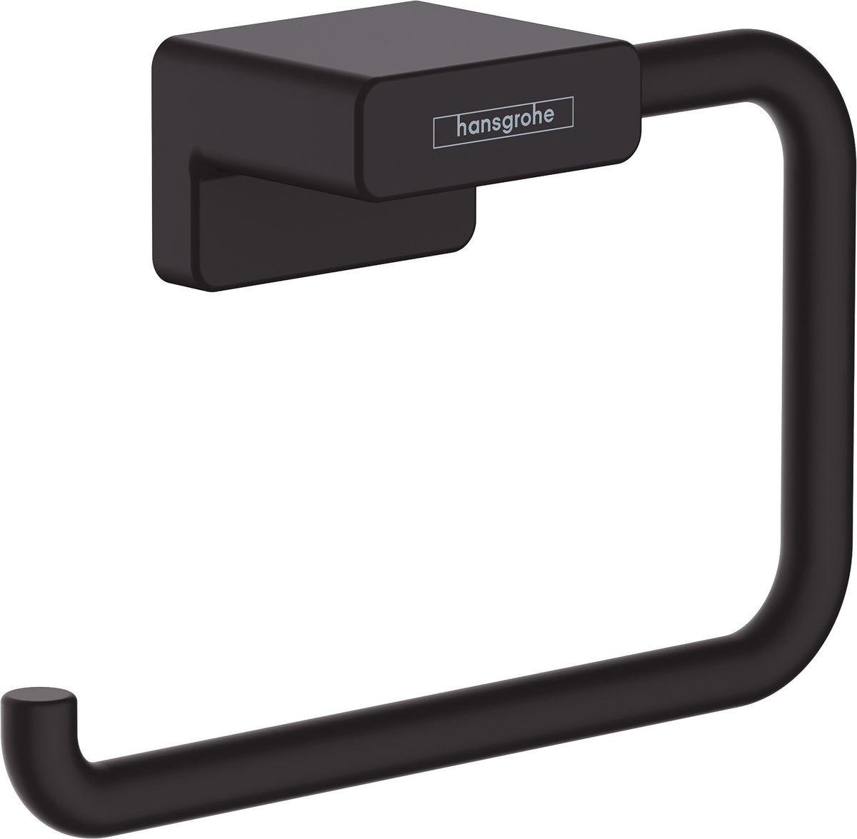 HANSGROHE HG AddStoris Papierrollenhalter ohne Deckel mattschwarz  – 41771670