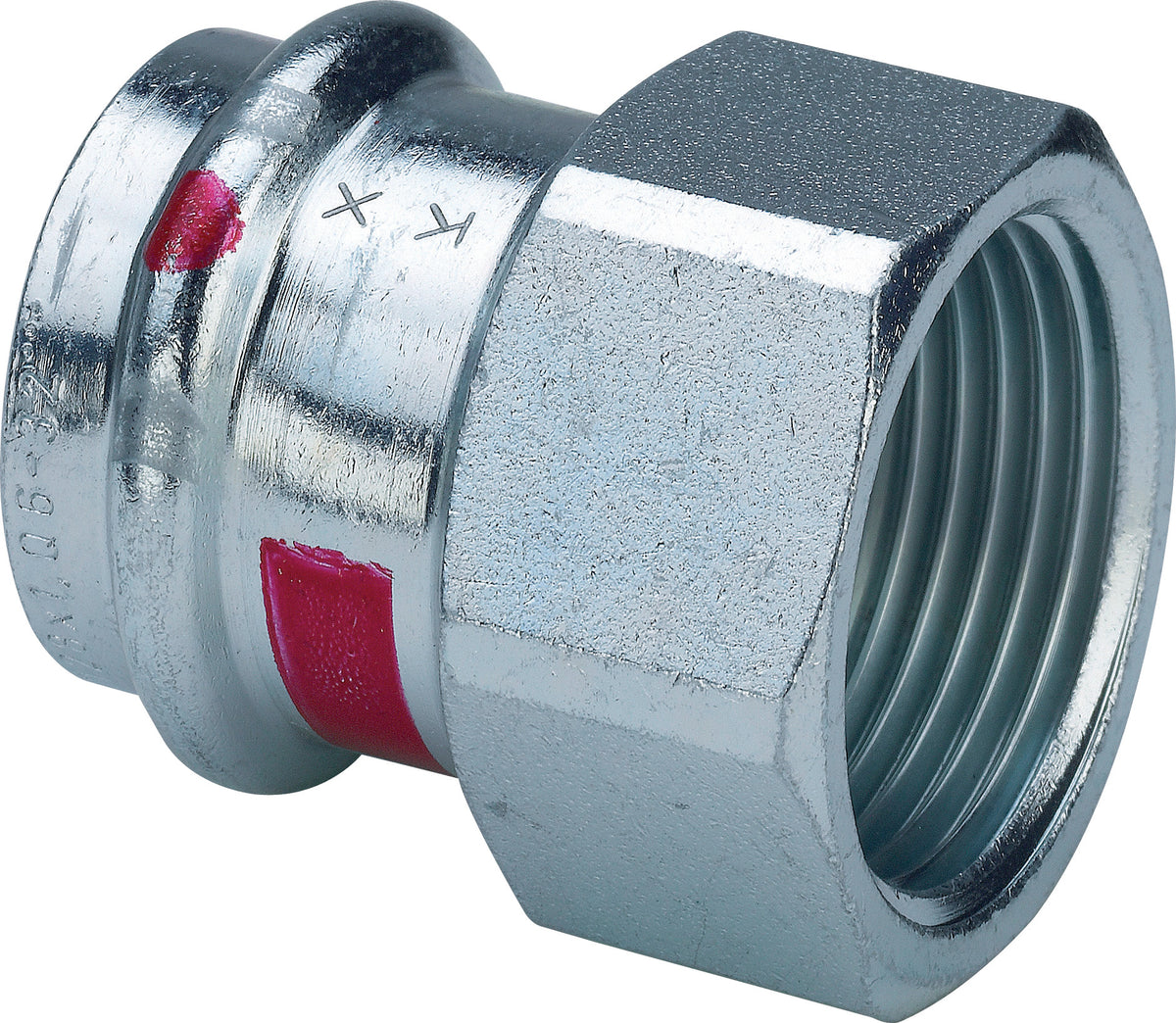 VIEGA Viega Übergangsstück mit SC Prestabo 1112 in 18mm x Rp1/2 Stahl verzinkt   – 559 090