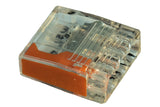 Alva Mini Verbindungsdosenklemme 3-polig 0,5... 2,5 mm², transparent/orange - DOK3MINI
