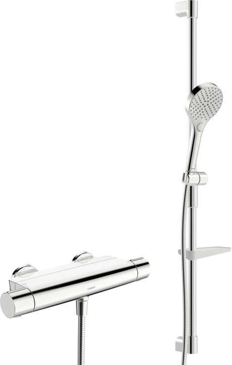 HANSA Hansa Brausebatterie mit Brausegarnitur HANSAOPTIMA 4813 chrom  – 4813 0331