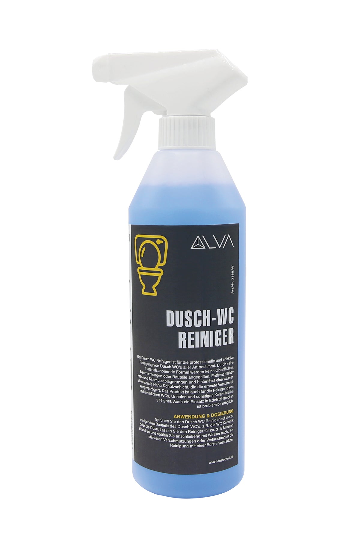 Alva Dusch-WC Reiniger, 500 ml Flasche - ACDWCR