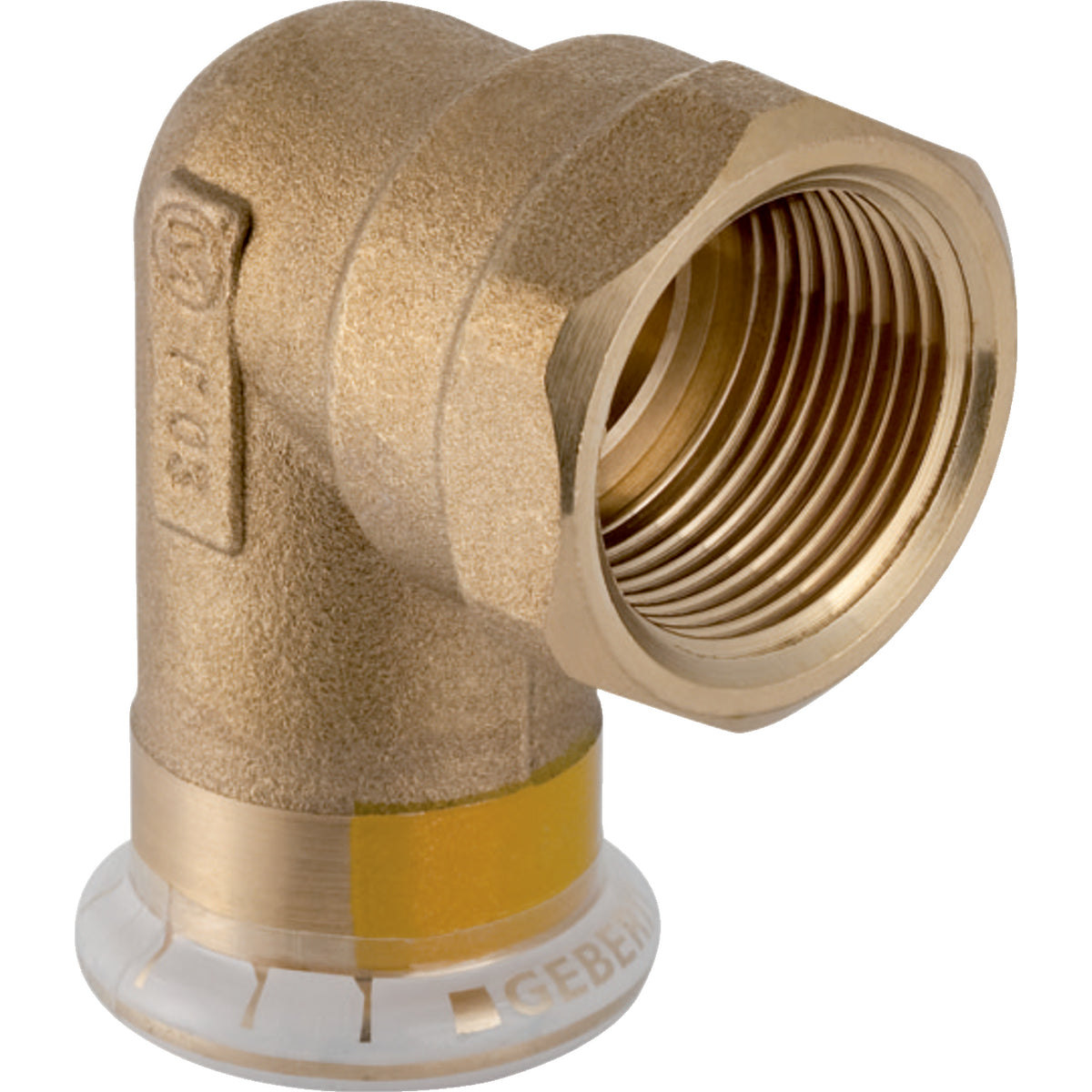 GEBERIT GE Mapress Kupfer Gas Uebergangswinkel 90 Gr. d22mm x Rp3/4  – 34727